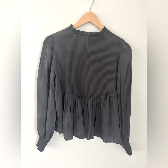 🐨 ARITZIA WILFRED MILOU BLOUSE IN COAL GREY - size XS 🐨 - Picture 9 of 9